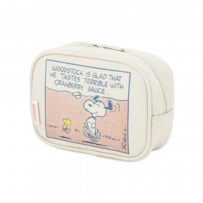 2Pcs Snoopy Canvas Cosmetic Bags Women Travel Makeup Pouch Toiletries Storage Bag Ladies Neceser Make Up Organizer Beauty Bag