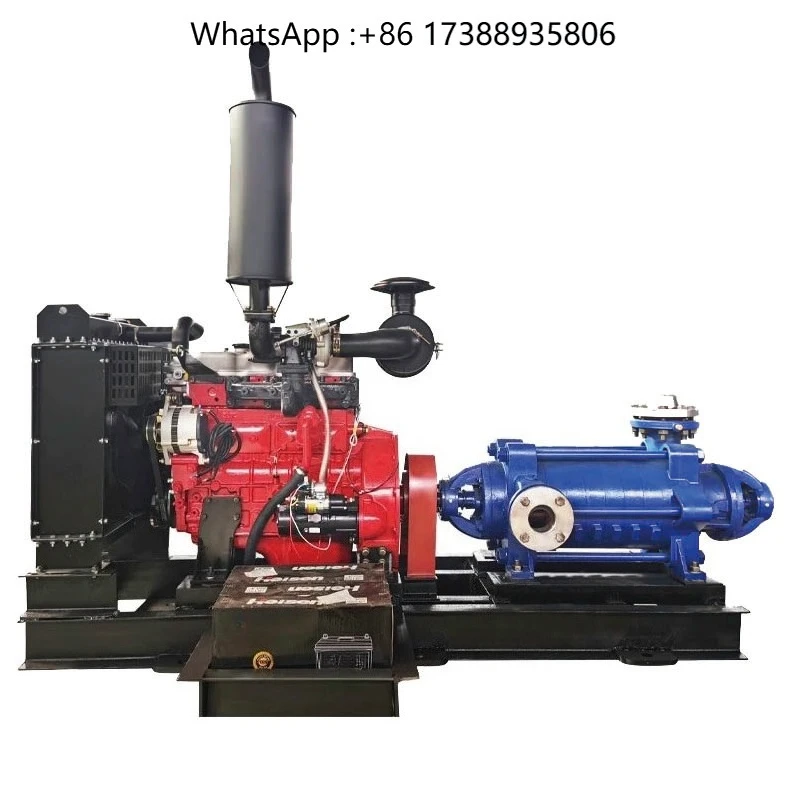 Customized High Pressure Multistage  Water Pumps Single Suction Horizontal 5kw Power for Clean Water Sump Pumps
