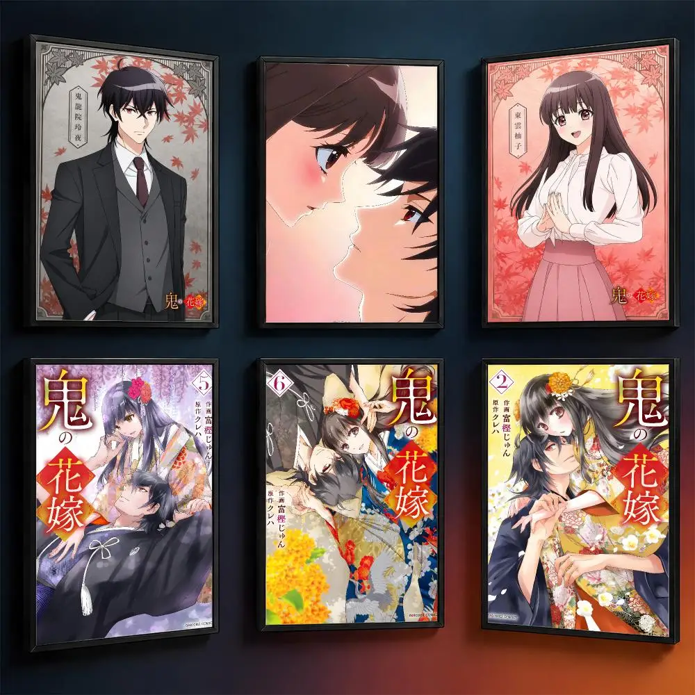 Anime Ogre's Bride Fantasy Poster Wall Art PP Waterproof HD Self Adhesive Modern Home Decor Living Room Apartment Gift