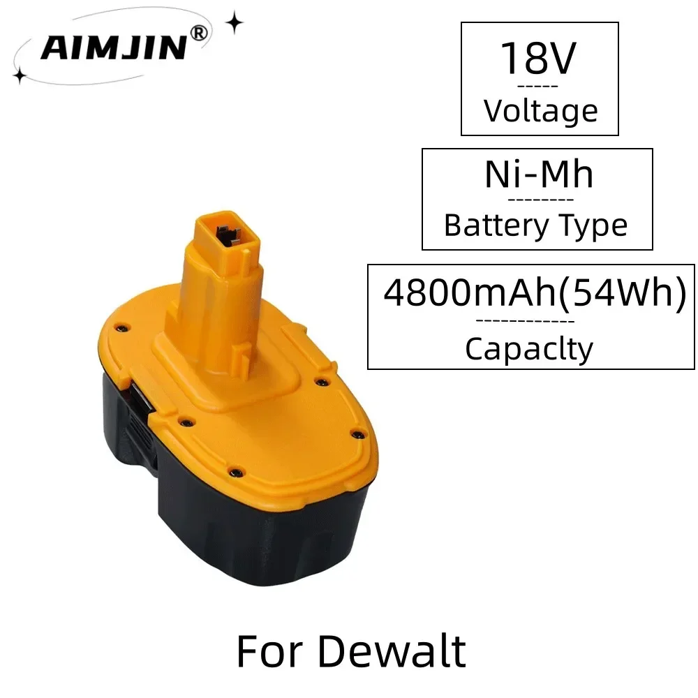 18V 9800mAh Ni-MH Power Tool for Dewalt DC9096 DE9039 DE9095 DW9098 DE9503 DW9096 Replacement Battery L30 parkside