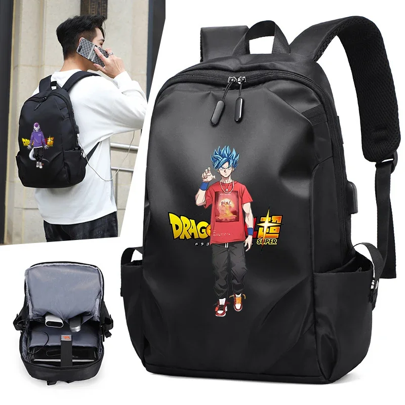 

Dragons BallZ Laptop Backpacks with Usb Charging Port Goku Vegeta Men Computer Backpack for Work Anti Theft Business Trip bag