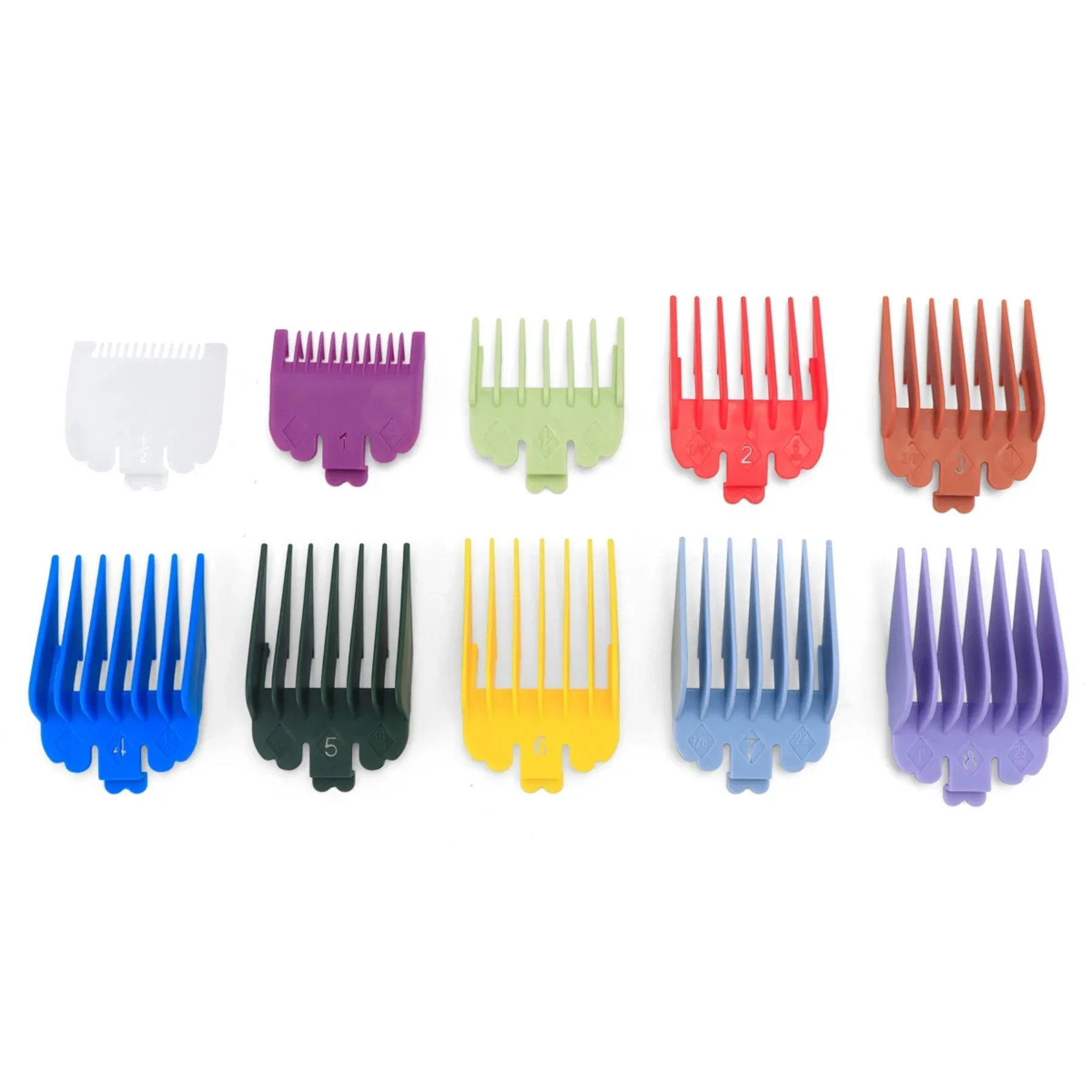10Pcs Universal Hair Clipper Guards Barber Accessories Professional Trimmer Attachment Limit Combs Replacement Guards Set