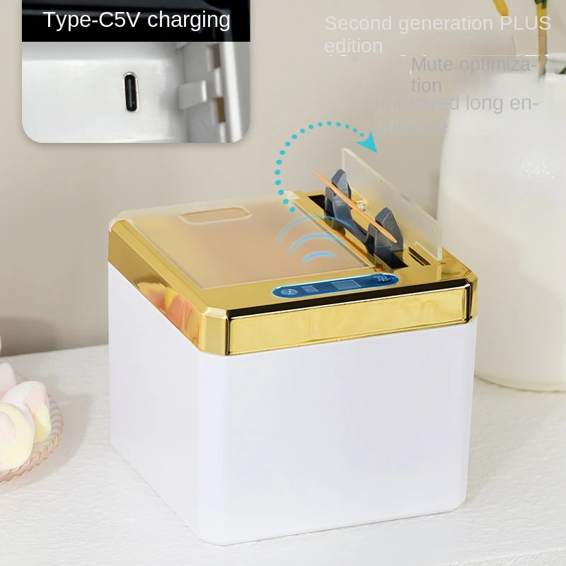 Electric Toothpick Holder Smart Automatic Sensor Toothpicks Dispenser Tooth Pick Container Organizador Kitchen Accessories