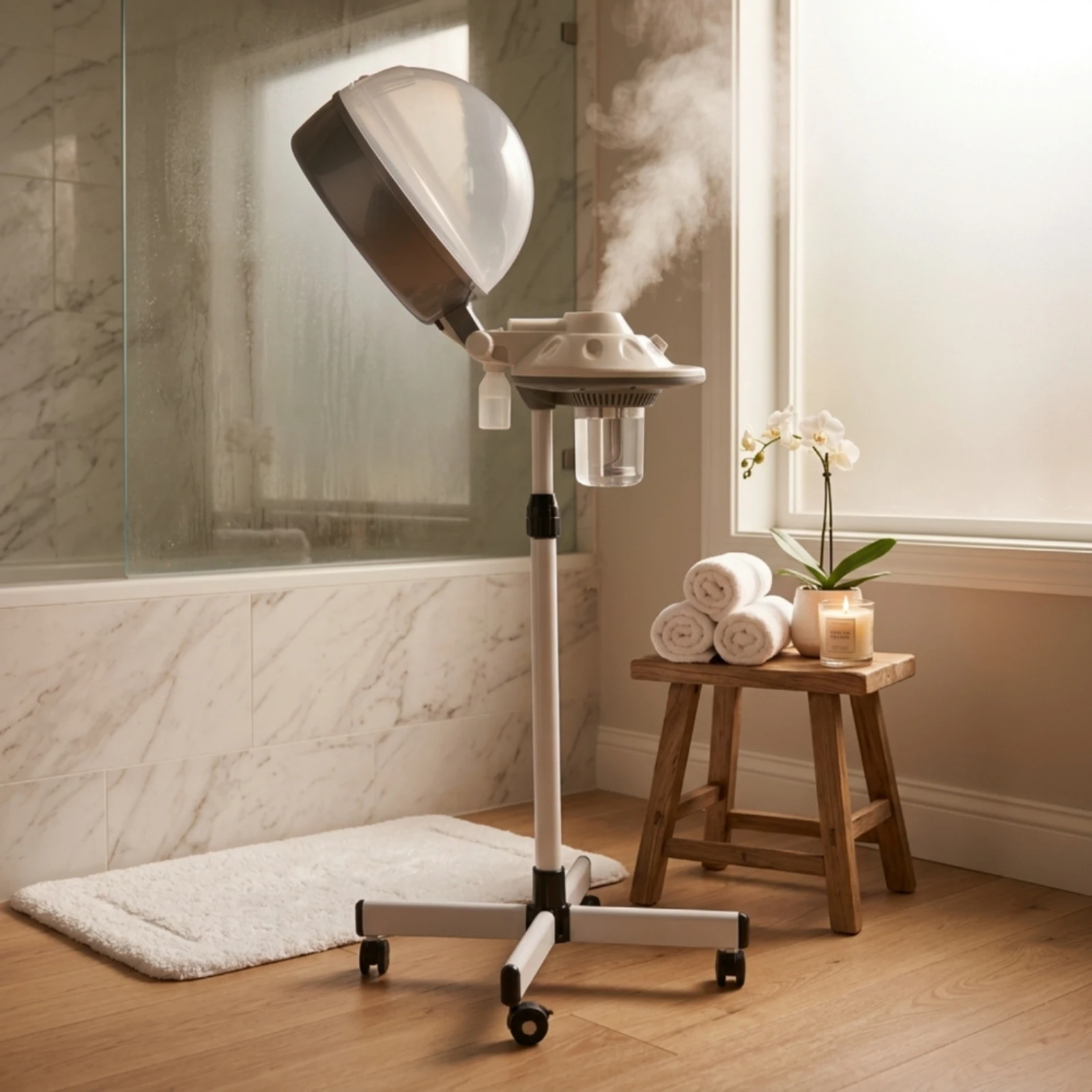 vaporizzatore-verticale-per-capelli-macchina-professionale-mobile-con-timer-e-ruote-per-salone-di-bellezza