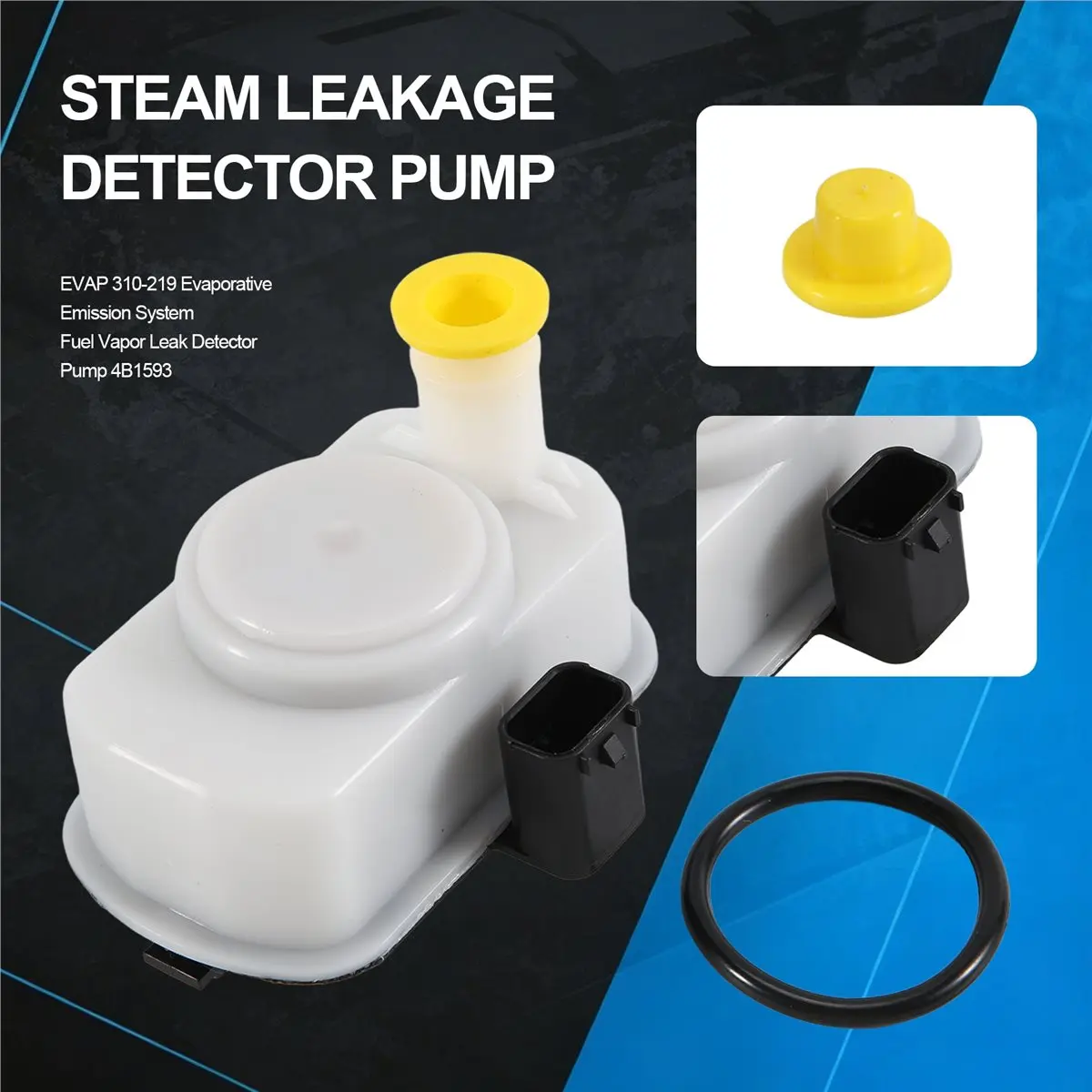 #52Z (White & Black)Fuel Vapor Leak Detector Pump 4B1593 for Chrysler Dodge Jeep,Automotive Parts & Accessories