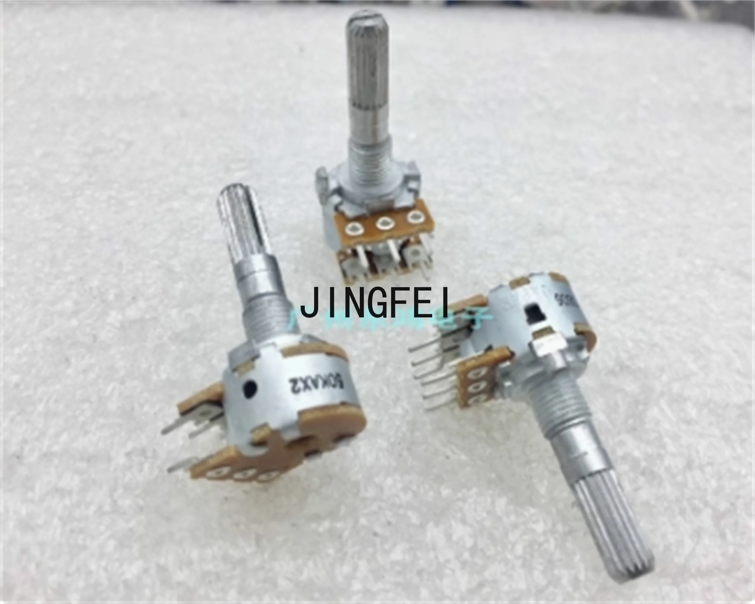 1 PCS ALPS Alpine 16 type dual potentiometer 50KA * 2 shaft long wrapped thread 25MM fever DIY excellent product