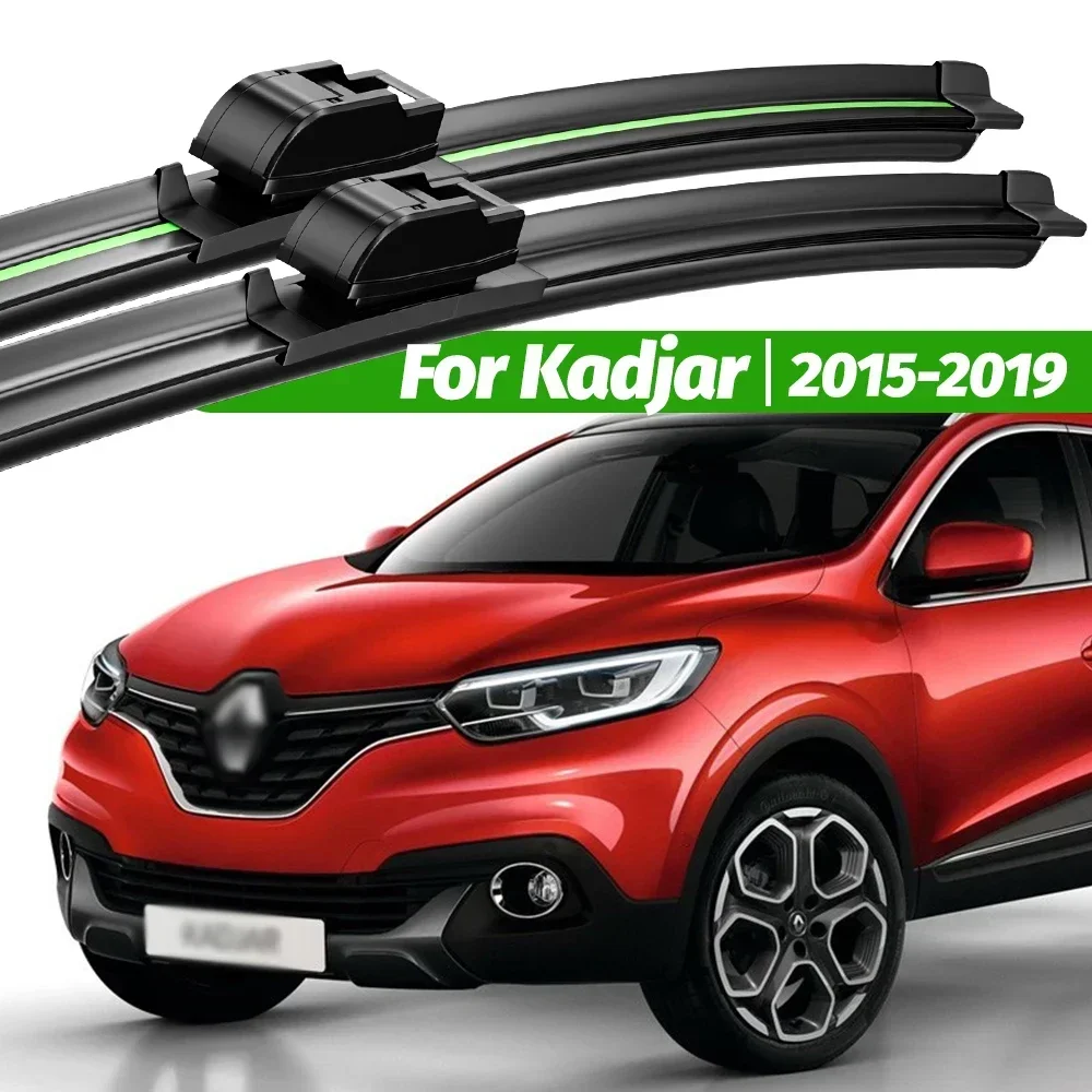 

For Renault Kadjar 2015-2019 2pcs Front Windshield Wiper Blades 2016 2017 2018 Windscreen Window Accessories