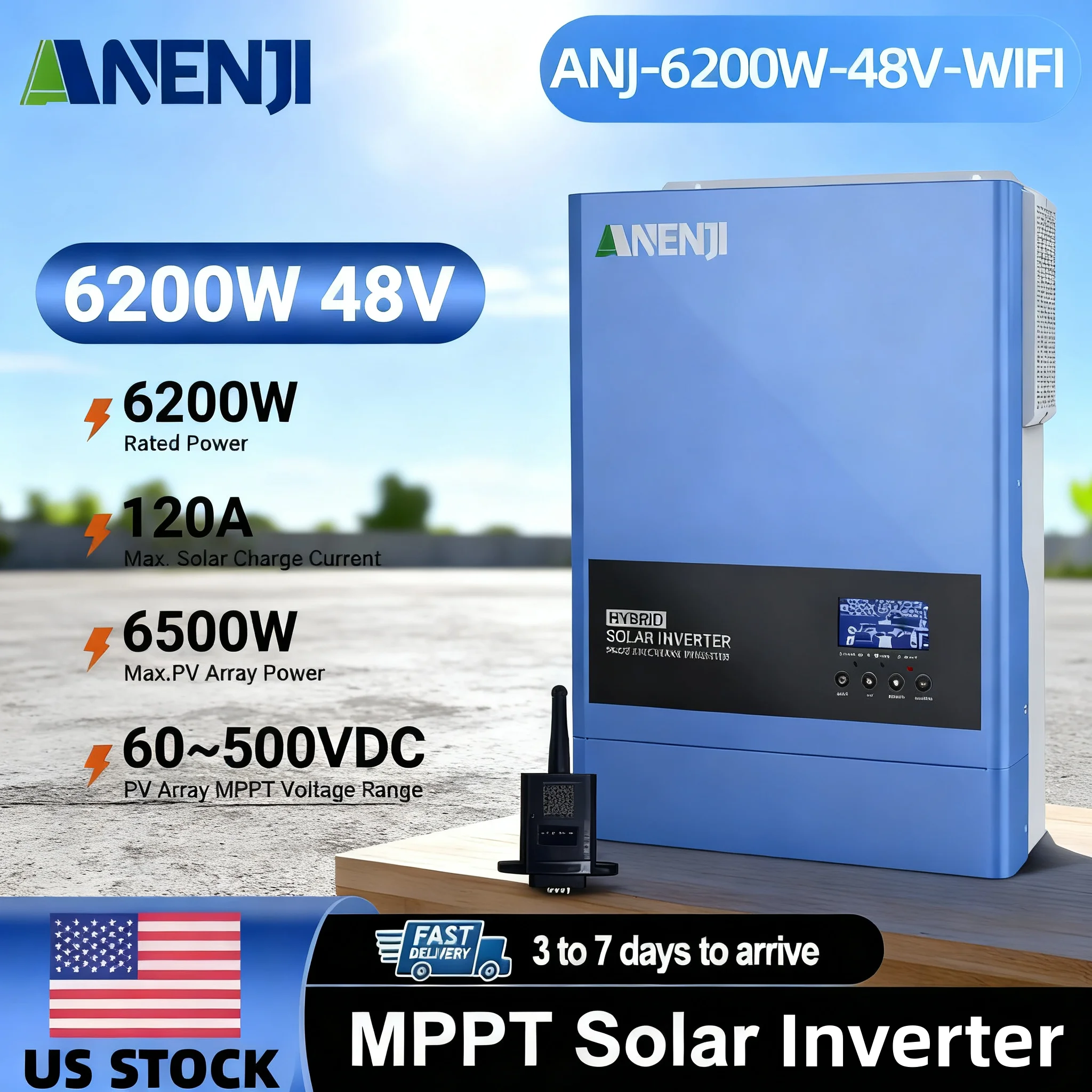 Anenji 6.2KW 4KW Hy…