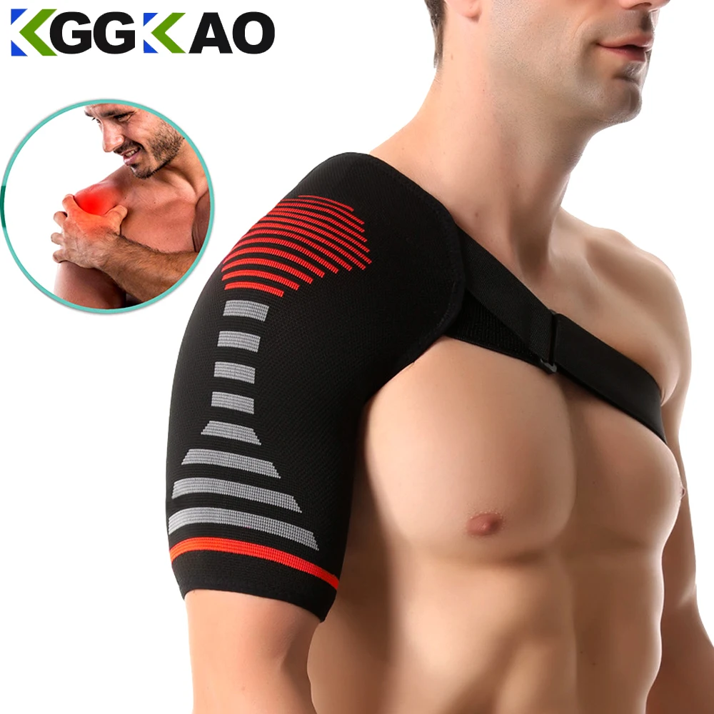 

1PCS Compression Shoulder Support,Breathable Fabric,Shock-Absorbing Shoulder Brace for Shoulder,Built-in Gel Padding