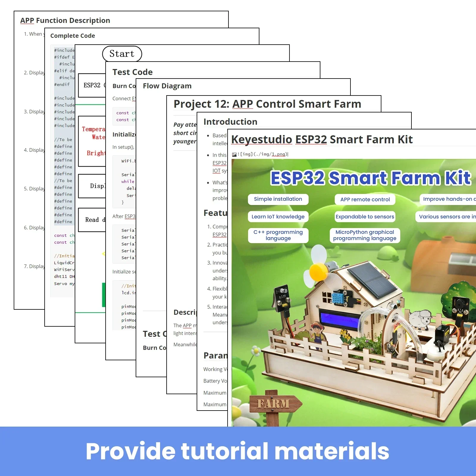 Keyestudio ESP32 Smart Farm Kit IOT Kit для Arduino Scratch 3,0, графическое программирование, игрушка «сделай сам», умный стартовый комплект с платой ESP32