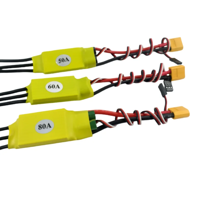 

High quality XXD 50A 60A 80A Brushless ESC Electrically Adjustable Remote Control Aircraft Fixed Wing Model Accessories
