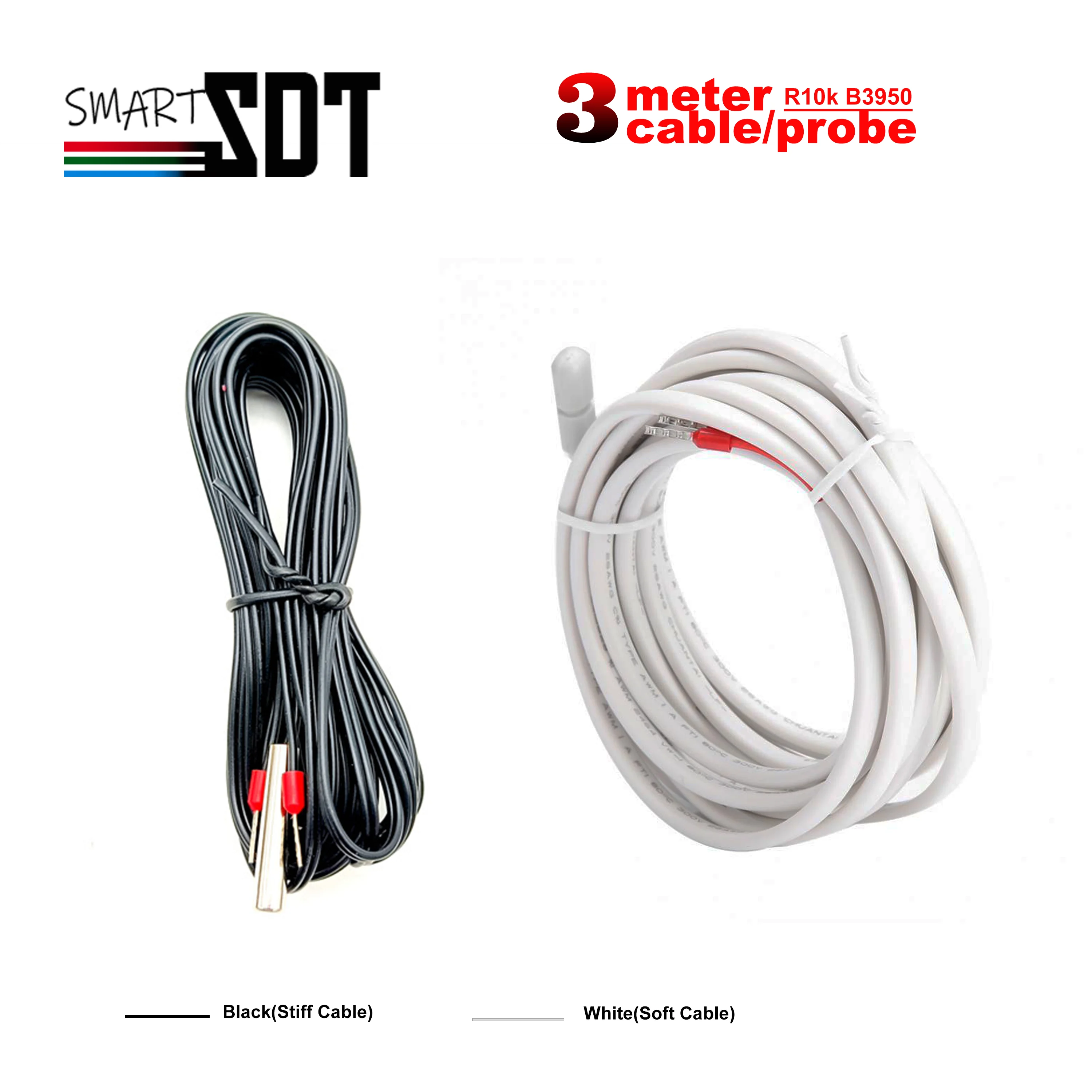 3M NTC Temperature Sensor 10K B3950 for Thermostat Monitoring Floor Movement Probe