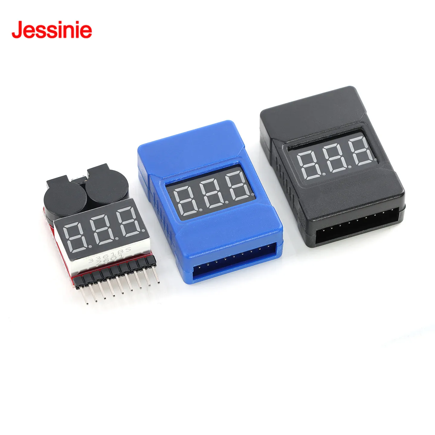 RC Voltage Display Battery Low Alarm Buzzer BX100 2-in-1 1S-8S Meter Tester Lipo Battery Monitor For RC Car Drone Helicopter - view 6
