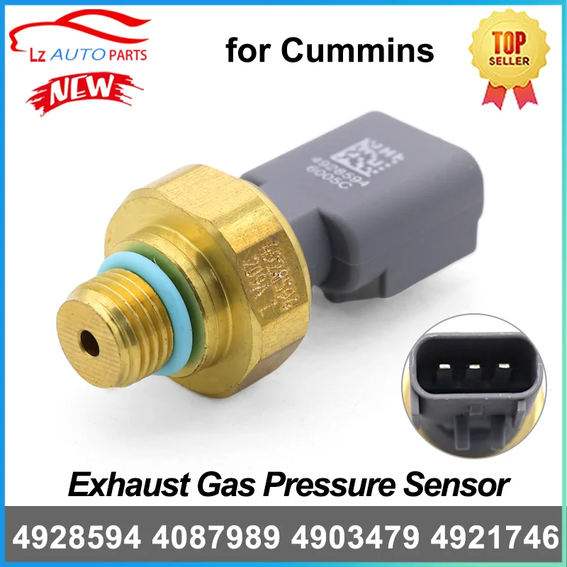 

Датчик давления выхлопных газов EGR 4928594 для Cummins ISM ISC ISL ISB ISF 2,8 3,8 4087989 4903479 4921746 12CP56-2 904-5052