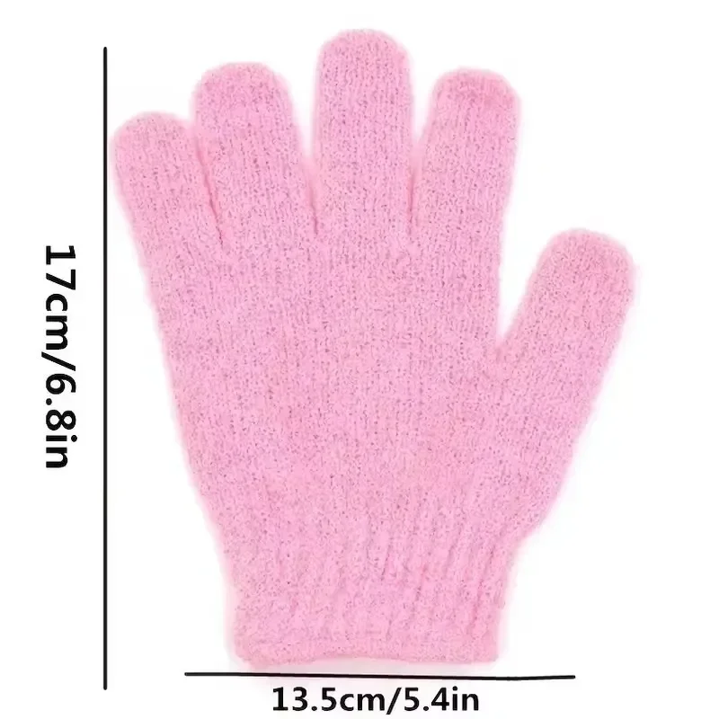 Exfoliating Shower Gloves Clean Dead Skin Body Massage Scrub Foam Gentle Smooth Skin Available for Men Women Cleaning Tool