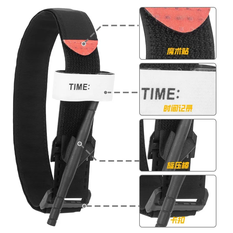

95cm CAT Combat Tourniquet - Genuine Windlass Buckle for Trauma First Aid, Military Proven Emergency Bleeding Control Strap