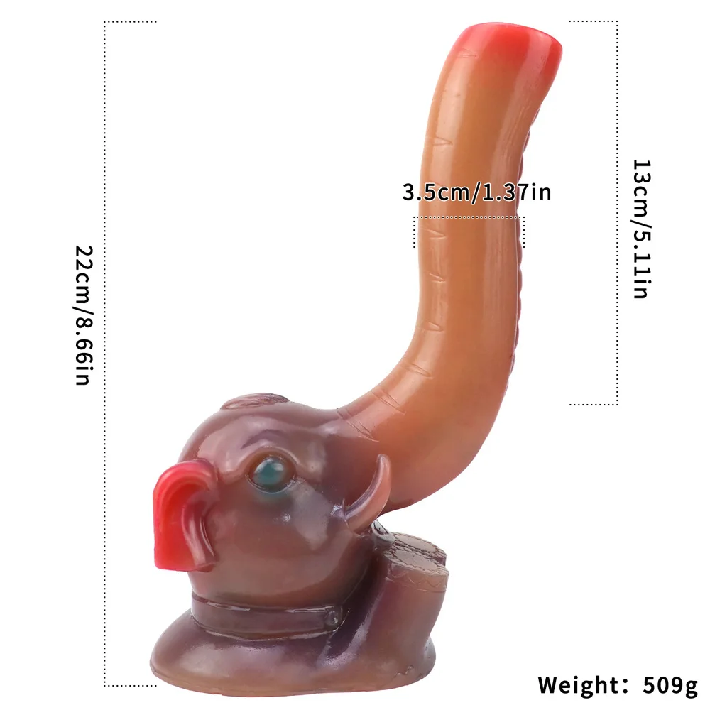 Monster Realistic Animal Dildo Silicone Long Penis Colorful Big Sucker Cock Vagina Masturbator Anal Sex Toy For Men Women couple