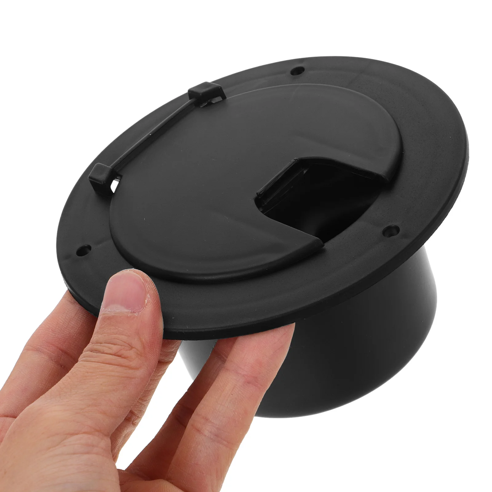 

Round Electrical Cable Hatch For Rv Power Cord Cover Waterproof Abs Material Easy Installation Trailer Yacht Accessories