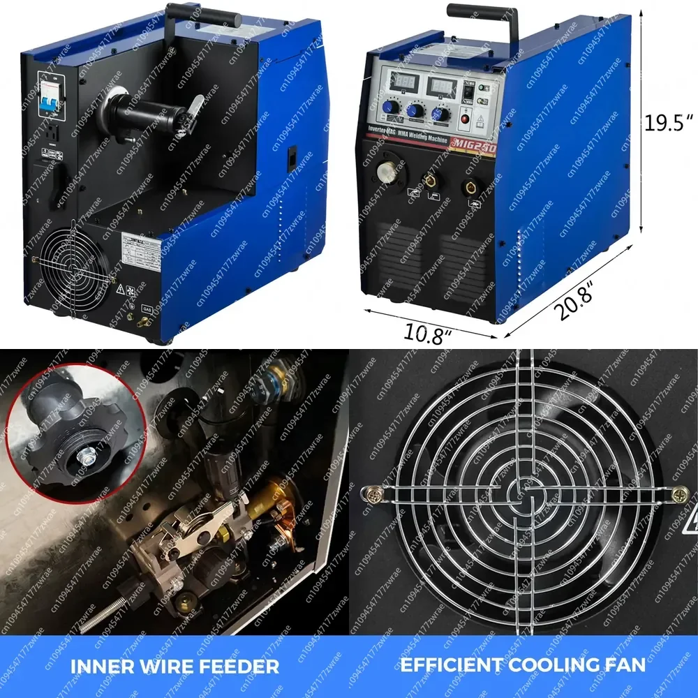 For Factory MIG-250QB 230V High Efficiency Welding Inverter Welder with Winding Function