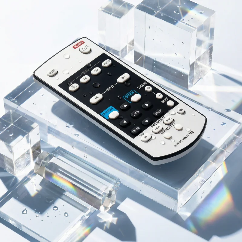 

New RAV38 WS31740 Universal Remote Control for Yamaha AV Receivers RX-V2065 HTR-6295 - Replacement Battery Powered Remote