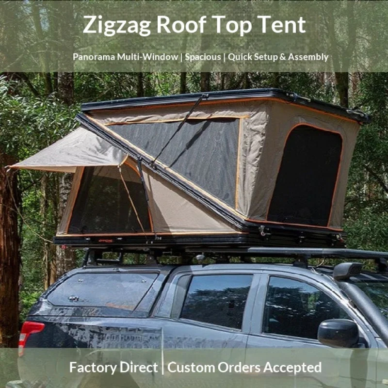 Hot Selling Outdoor Roof Top Camping Tent Self-Driving Travel Off-Road SUV Car Four-Season Waterproof 2000-3000Mm D High Quality
