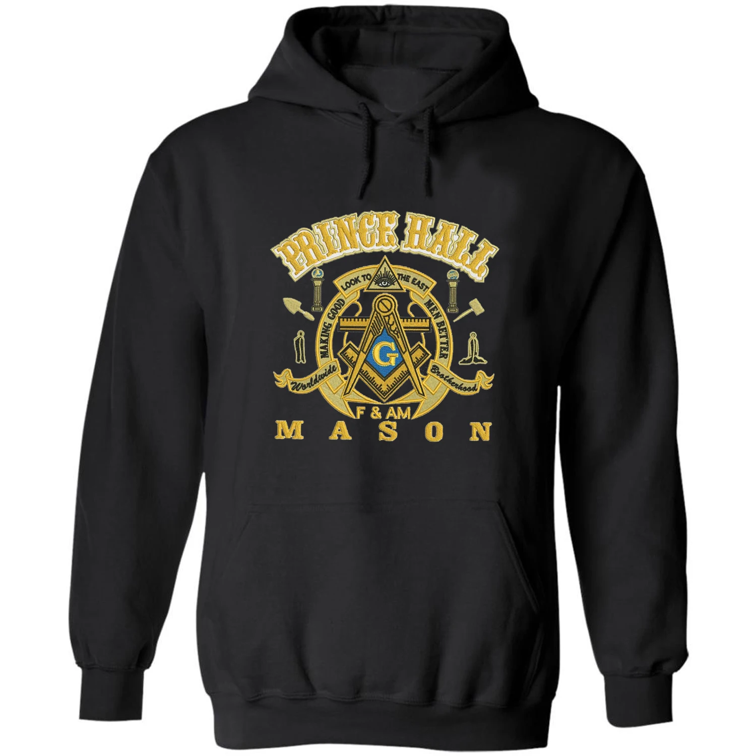 

Freemason Illuminati Prince Hall Square & Compasses Masonic Pullover Hoodie New 100% Cotton Comfortable Casual Mens Sweatshirts