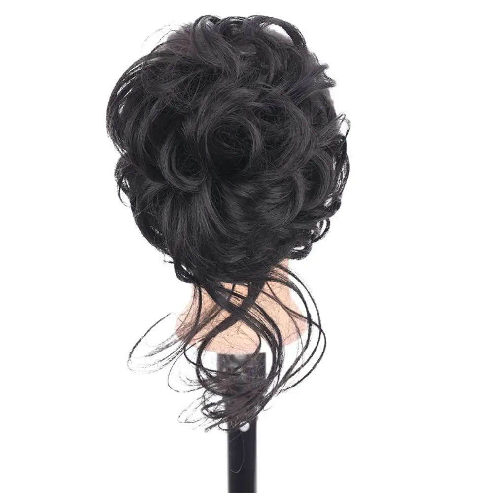 

Blonde Hair Accessories Brown Hair Extensions Synthetic Hair Bun Long Beard Chignon False Hair Pieces Messy Curly Hair Bun