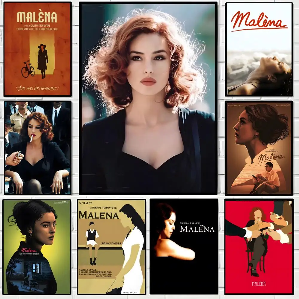 Póster M-Malena, impresiones y carteles vintage de alta calidad para el hogar, bar, cafetería, arte de pared estético.