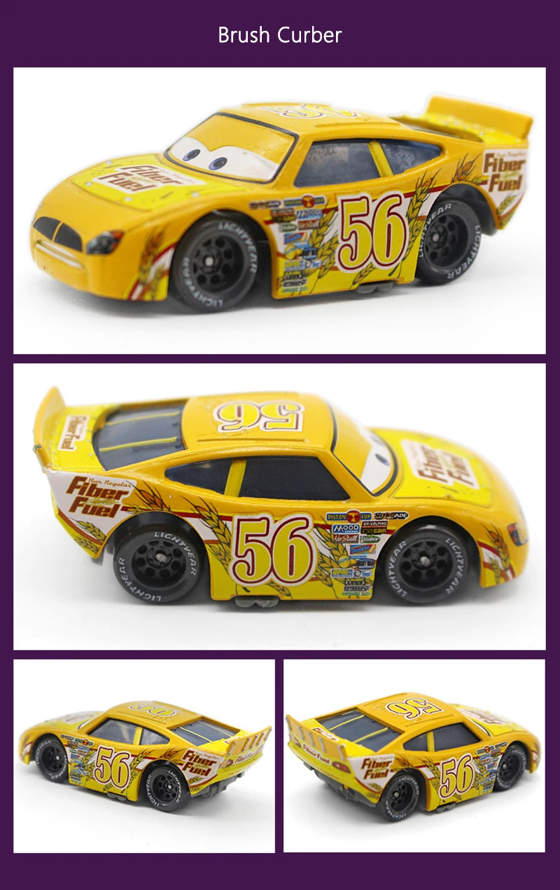 Spielzeugautos Piston Cup Racing Series Rennwagen McQueen Rusty Cornfuel Aiken Axler Chuck Armstrong Legierungs-Spielzeugauto Kindergeschenk – Detail 13