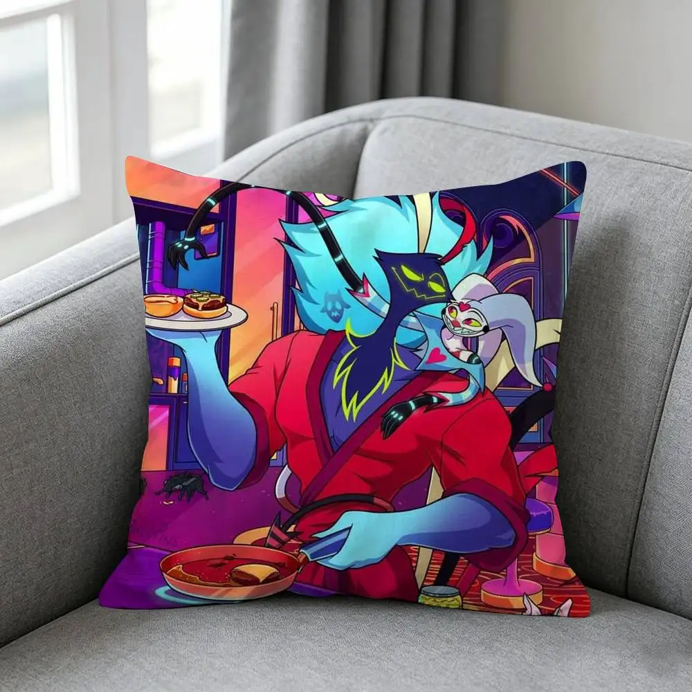 Blitzo Loona Helluva Boss Stolas-s Pillow cover gift High definition digital printing,Surprise  vivid pattern Household.