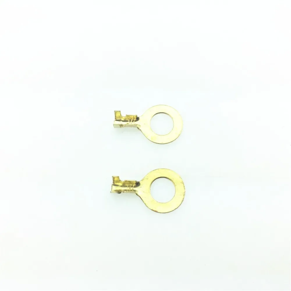 STARPAD For Auto Parts Brass Round Hole Grounding Wire Terminal lnner Hole 8MM Round Hole Terminal Block  10pcs