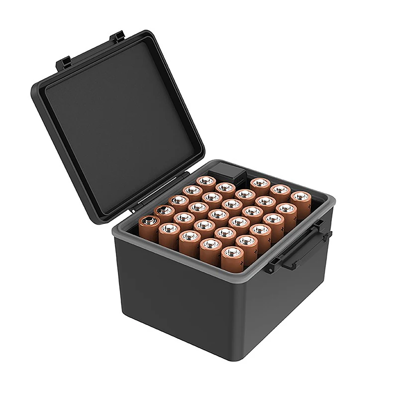 Multi Slots Battery Case For 18650/ AA/ AAA Batteries Waterproof 18650 Case Storage Box Container Holder With AA AAA Tester