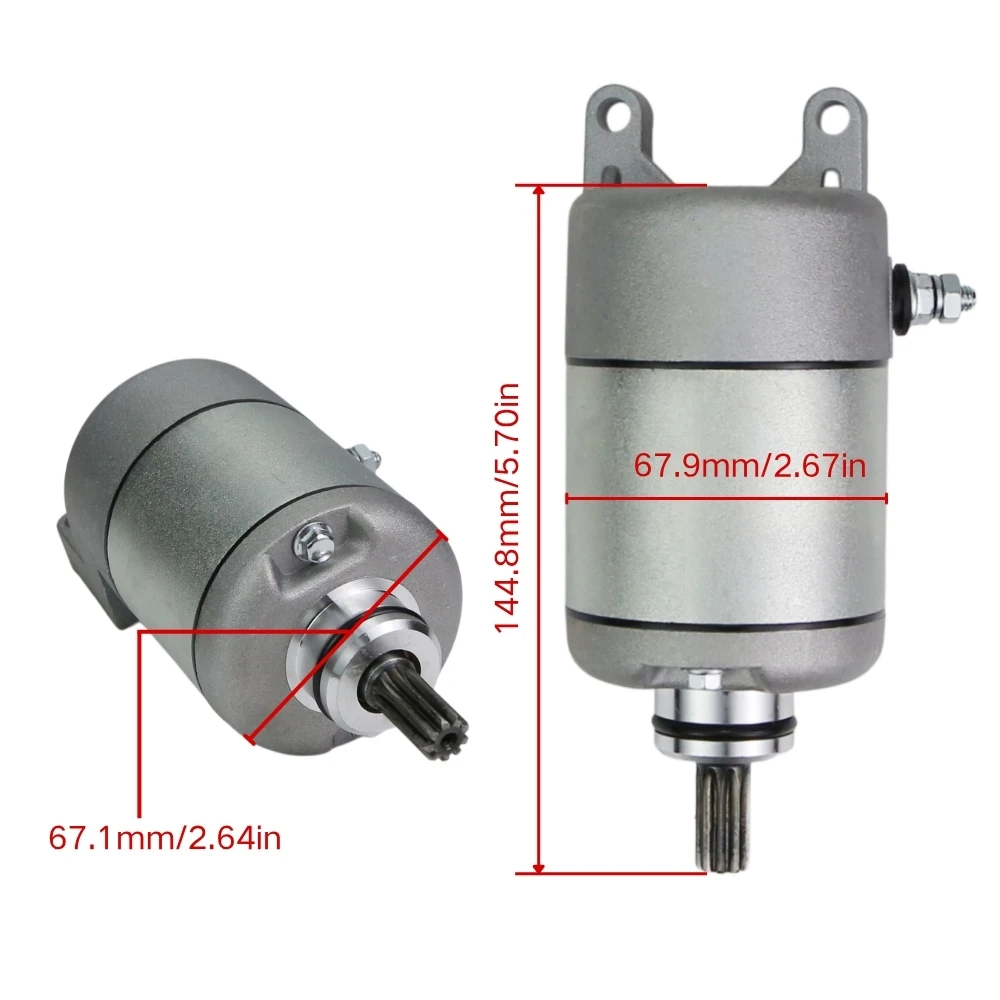 Starter Motor 31200-KBR-008 31200-KPF-851 31200-KW3-018 For Honda XL250 XR250 CBX250 NX250 1991-2009 Replacement 2