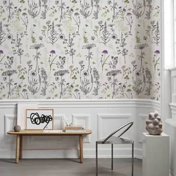 White Crush Floral Vinyl Wallpaper Retro Blooming Flower Peel And Stick Cabinet Sticker Chic Waterproof Bathroom Kitchen Decor