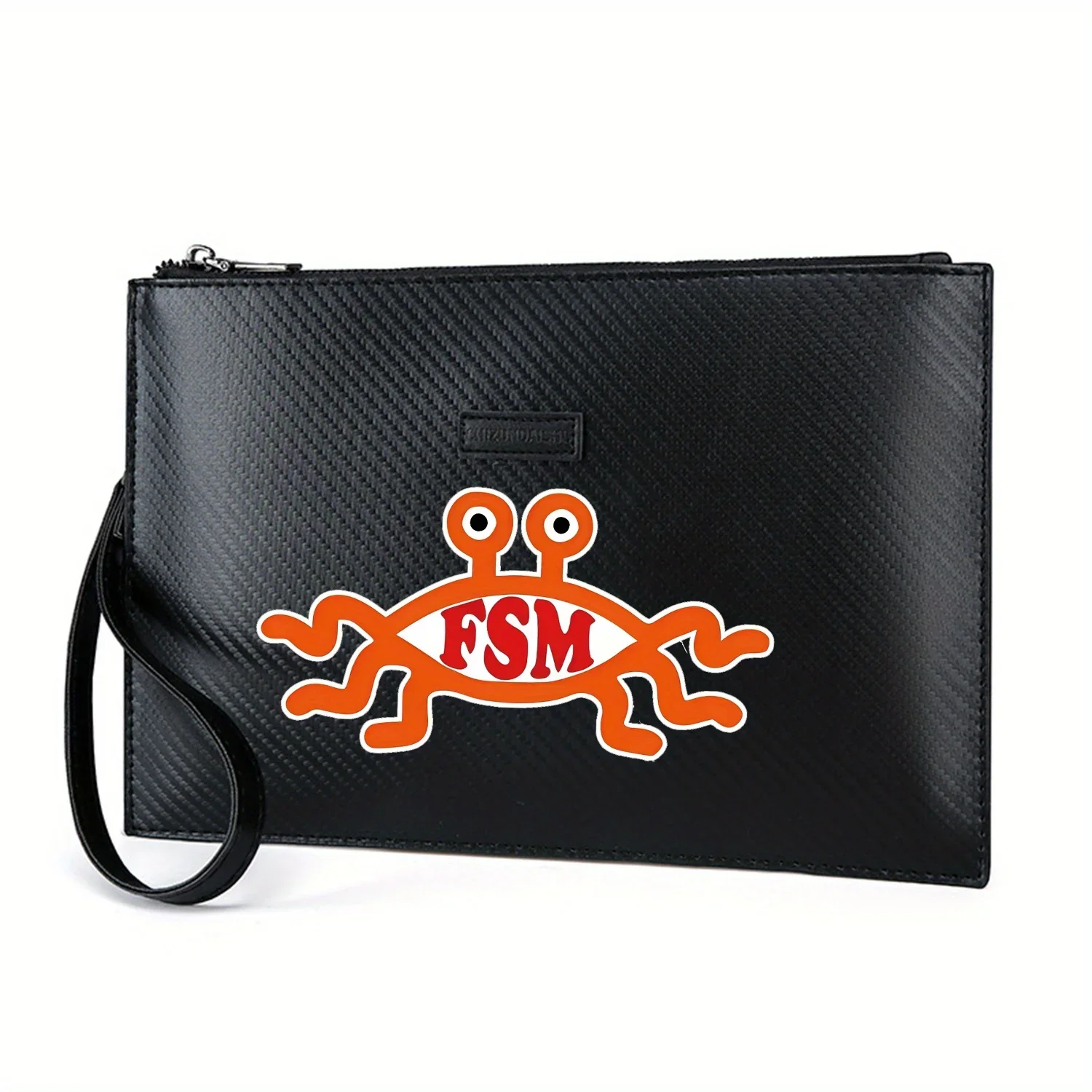 

FSM оранжевые щупальца глаза монстров Элегантная мужская сумка из искусственной кожи с принтом Модная и практичная для повседневной носки