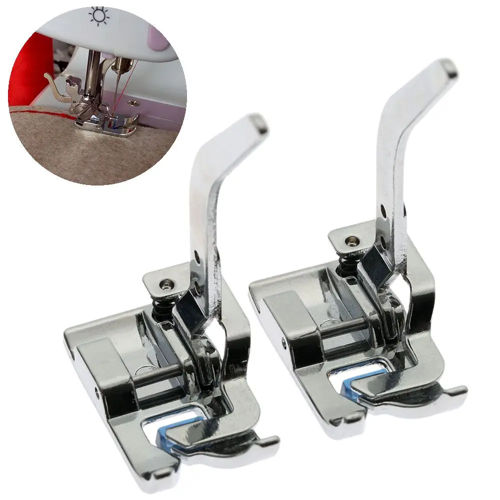 1PC Domestic Sewing Machine Presser Foot Parts Jumper Prevent Imitation Synchronization Thin Stretch Fabric Clamp