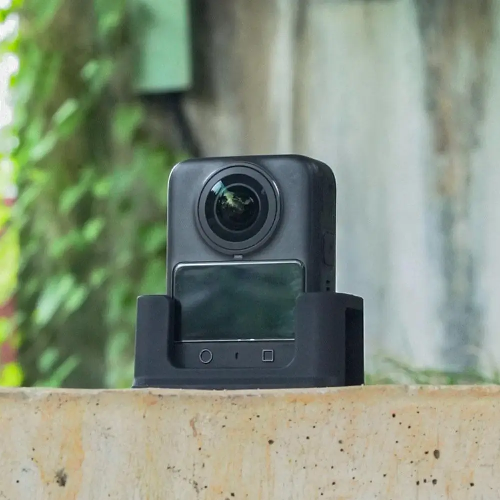 Silicone Desktop Base For DJI Osmo 360 Panoramic Camera Fixed Anti-slip Holder Scratch-resistant Protective Shooting Accessories