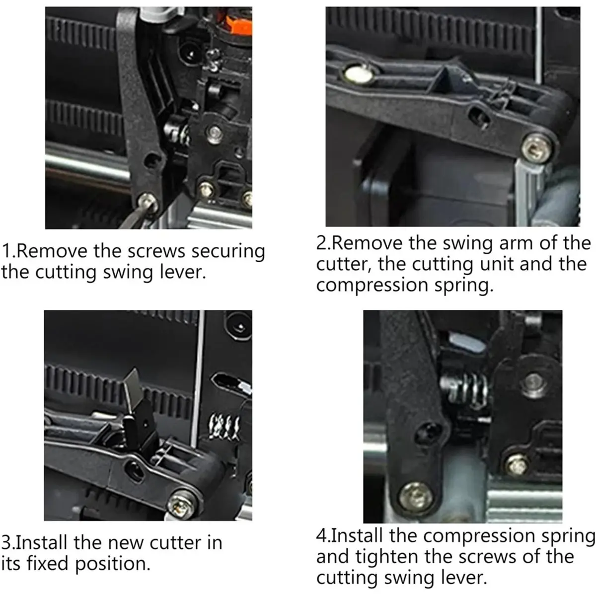 6PCS 3D Printer Extruder Filament Cutter for AD5X, Metal Replacement Blades, 3D Printer Accessories