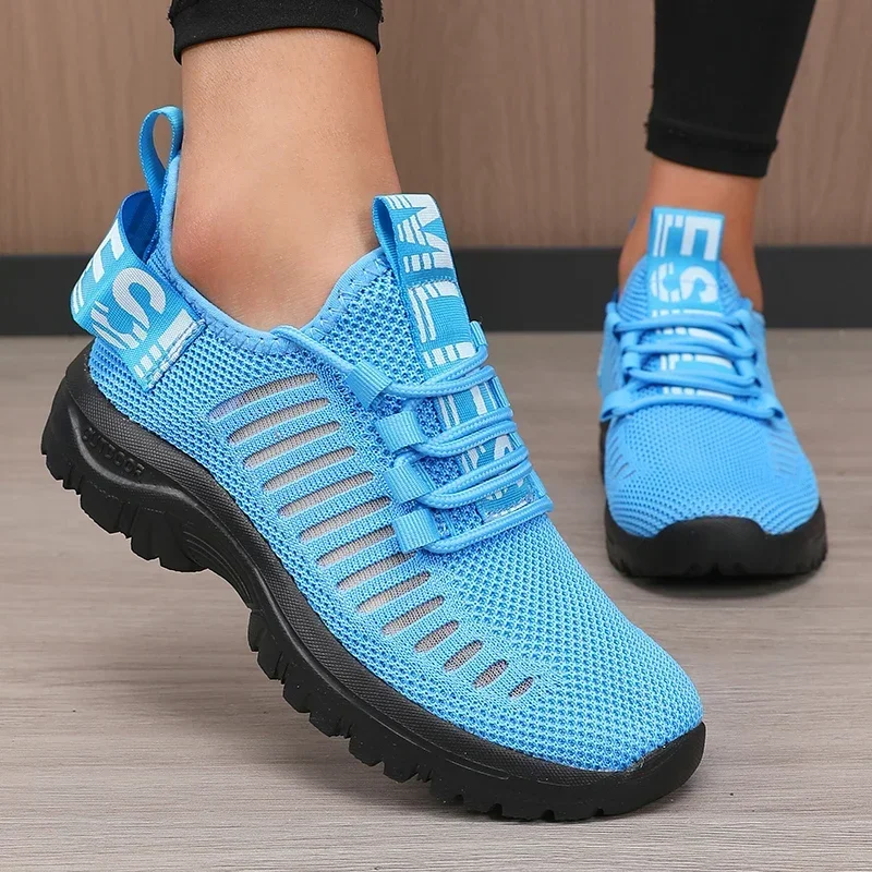 Frauen Mode Laufschuhe Schuh Atmungsaktive Leichte Gepolsterte Sohle Sport Gym Outdoor Training Turnschuhe Quick Dry Zapatos De Mujer