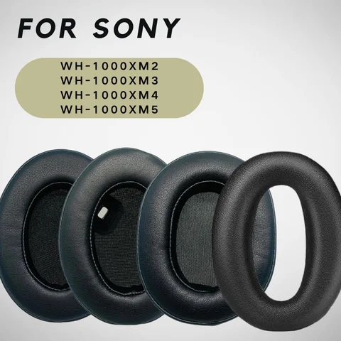 Almohadillas de repuesto para auriculares Sony WH-1000XM3, orejeras WH1000XM3 WH 1000 XM3, funda para auriculares