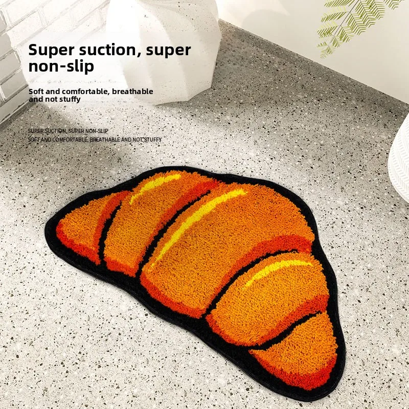 

Thiened Plu Batoom Mat Cartoon Cute Waable Doorway Entrance Floor Rug Non-Slip Toilet Home Decor hine Waable