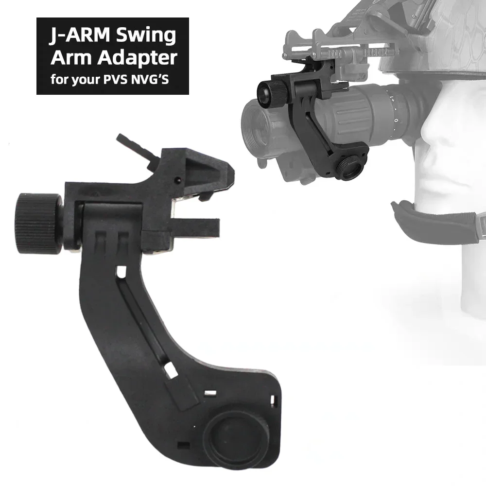 

Tactical Night-vision Device J Arm Nylon Black Conversion Fitting Infrared Night Vision Stand Strong Bearing Capacity