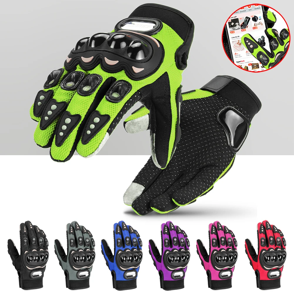 

Summer Motocross Gloves Breathable Motorbike Gloves Wear-Resistant Motorcycle Non-slip Riding Gloves Racing Protective Gear 2026
