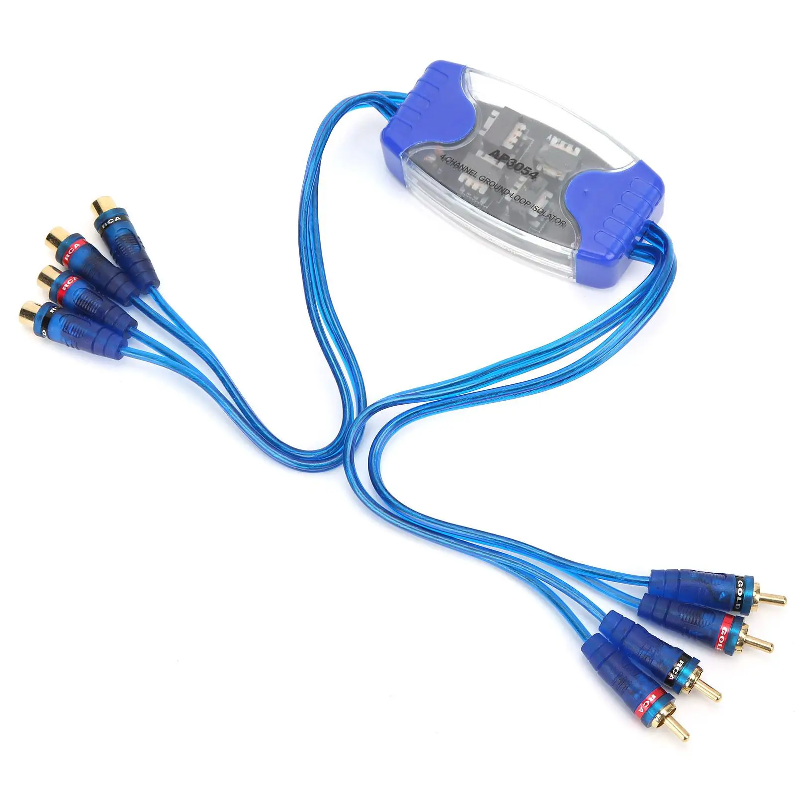 

Шумовой фильтр Изолятор контура заземления Шумоподавление Практичный 4-канальный для автомобилей