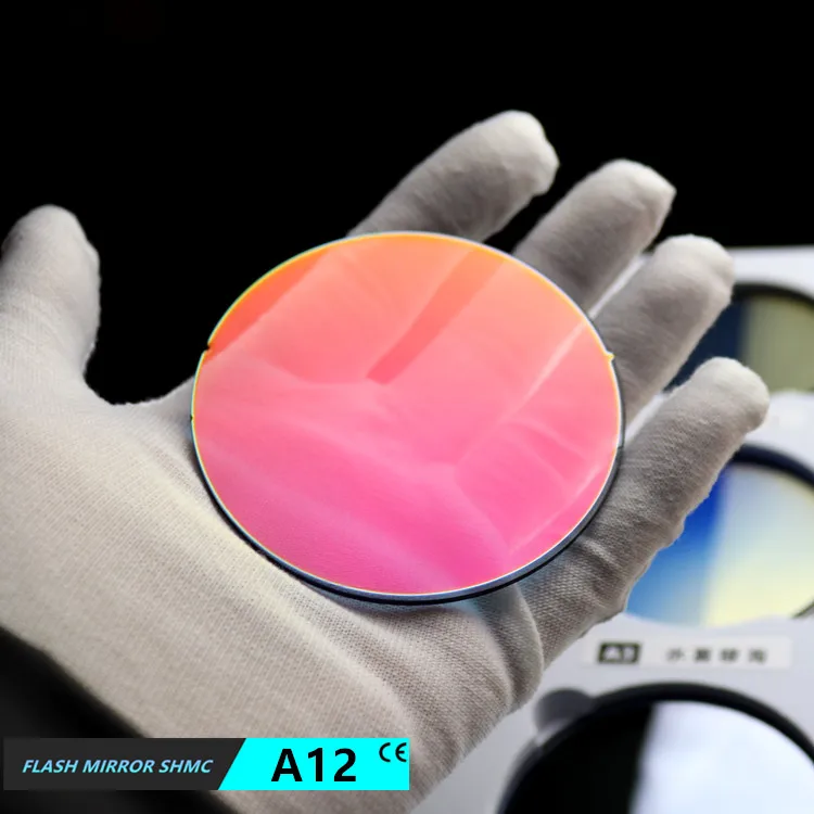 

EXIA A12 Flat Pink Lenses Sunglasses Flash Mirror Colors Anti-Reflective Coatings Backside High Quality