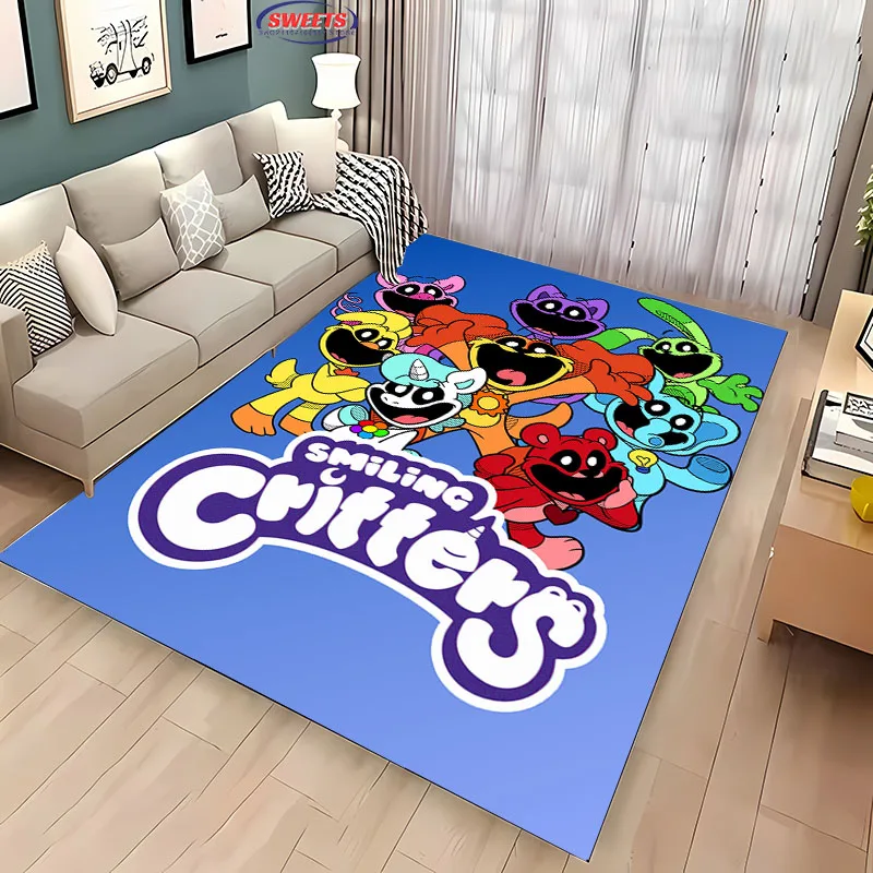 S-Smiling C-Critters H-Horror Game Carpet for Home Living Room Kid's Bedroom Mat Sofa Doormat Kitchen Floor Anti-slip Decor Rug