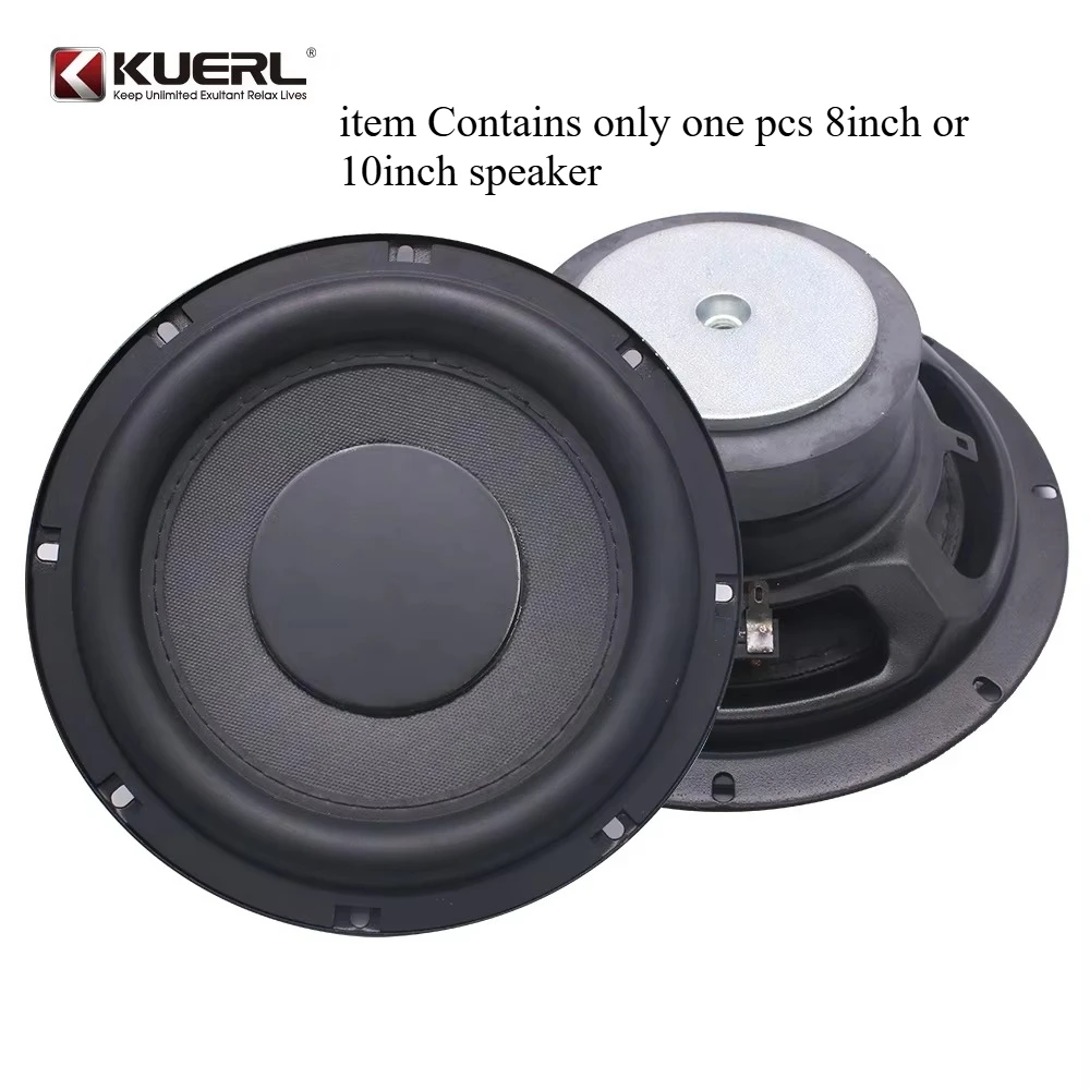 Best Price ultra-thin 8 Inch/10 Inch for choose  RMS 80W/Max 600W Audio Modified Subwoofer Speaker High Quality Car Bass Speaker