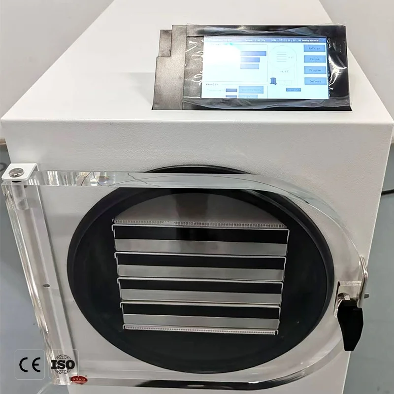Vacuum Freeze-drying Machine Medicinal Herbs Flower Tea Processing Experiment Freeze-drying Fruit Freeze-dry Machine Equipment
