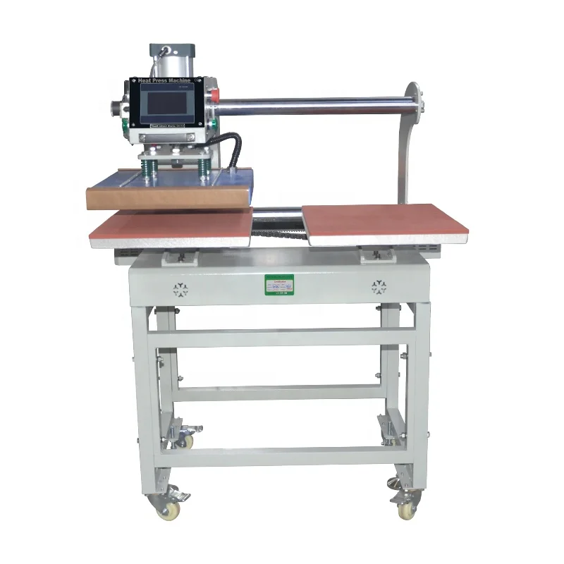Automatic Double Press Station 38*38 40*60 Hydraulic Heat Press Slide Out Transfer Machine for Garment Sublimation New Condition