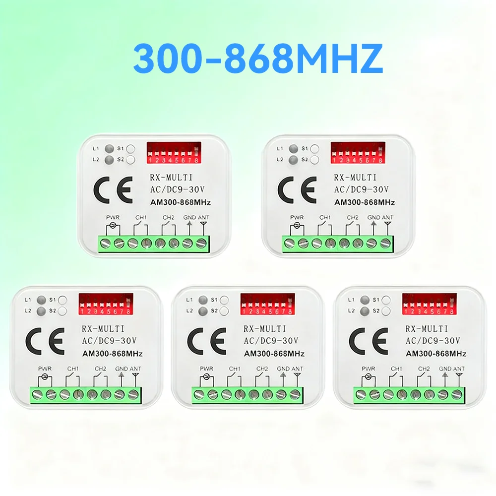 Universal 300-868MHz Receiver For TOP432NA TOP432EE TOP432EV TOP 432 NA EE EV Garage Door Remote Control Receiver